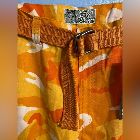 Urban City Cotton Polyester Blend Mens Cargo Shorts Size 36 Streetwear - Picture 3 of 13